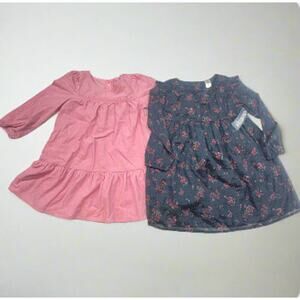 Cat & Jack Toddler Girls’ 2-Pack Long-Sleeve Dresses, New, Size 4T